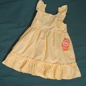 Wonder Nation Yellow Ruffle Dress
